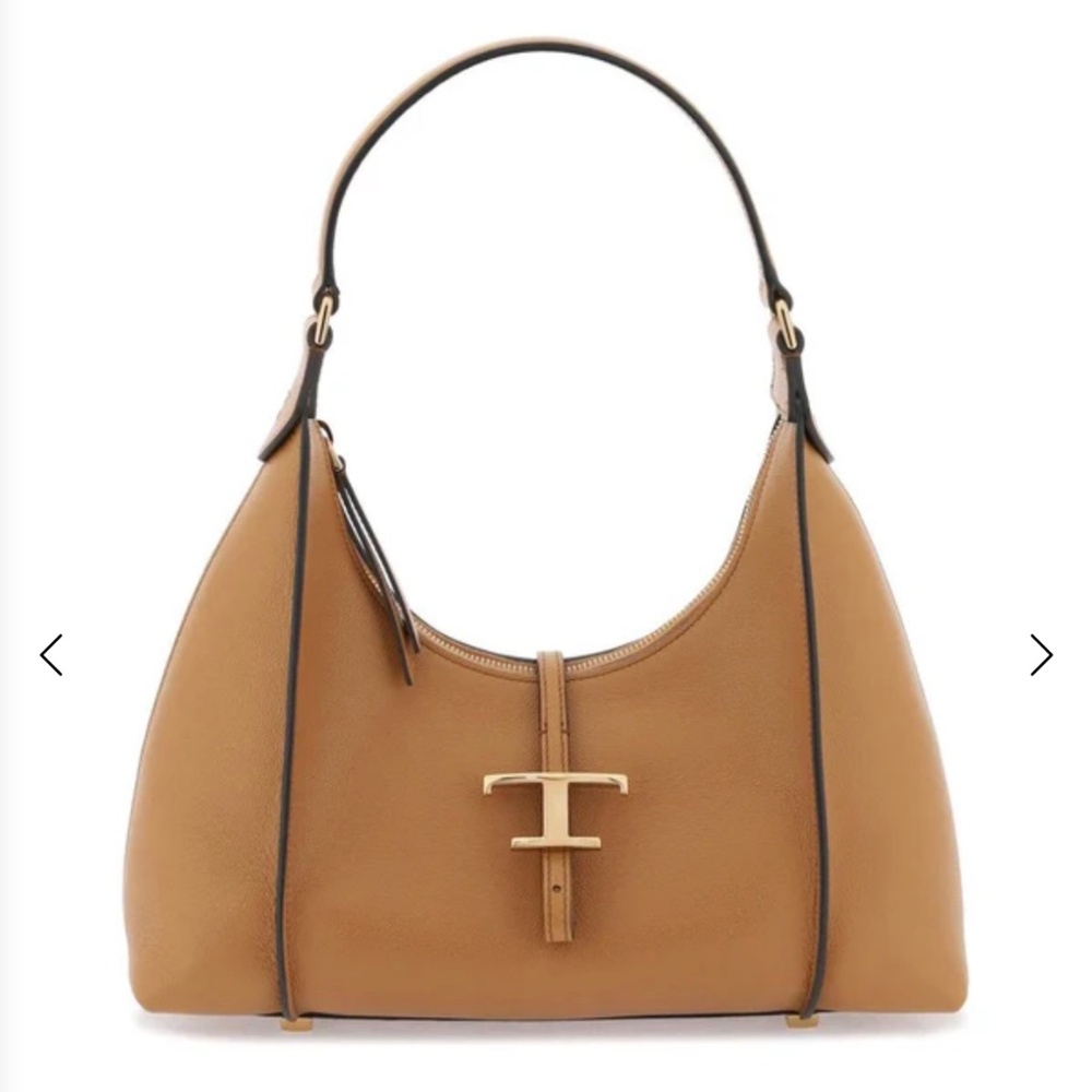 Tod’d Timeless T Small Leather Hobo Season 2024
